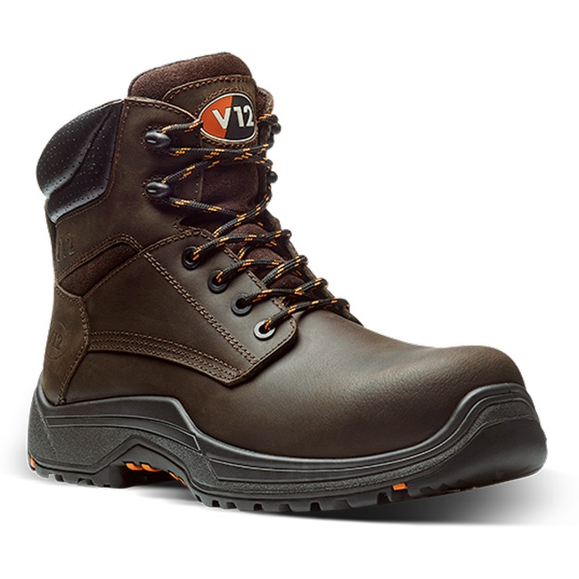 V12 Footwear VR601.01 Bison IGS Brown Metal Free Derby S3 HRO SRC Safety Boot